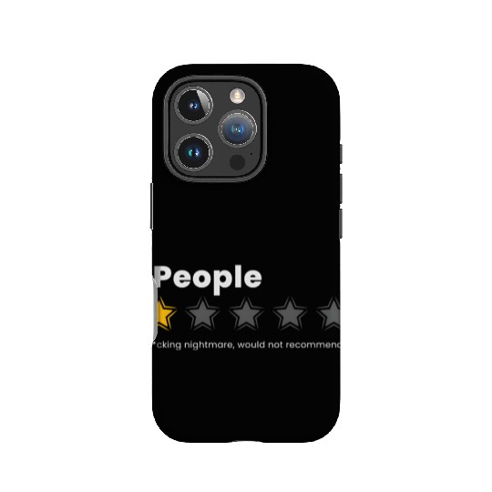 i hate people - people fcking nightmare IPhone Cases