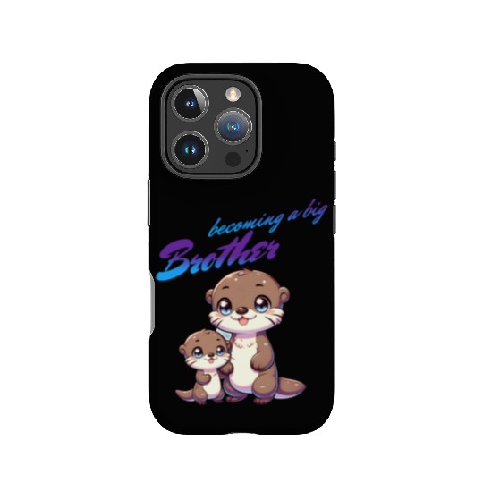 Soon I'll Be A Big Brother, Sweet Otter Brother IPhone Cases