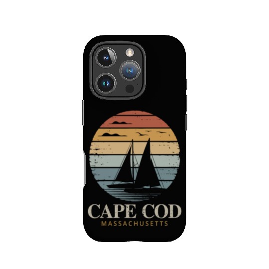 Cape Cod Vintage SunsetMassachusetts Sailing IPhone Cases