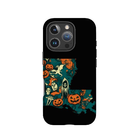 Louisiana USA Halloween IPhone Cases