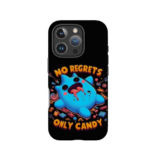 Stitch Halloween No Regrets Only Candy IPhone Cases