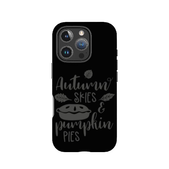 AUTUMN SKIES AND PUMPKIN PIES IPhone Cases