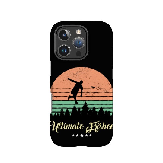 Ultimate Frisbee Vintage Retro Sunset IPhone Cases