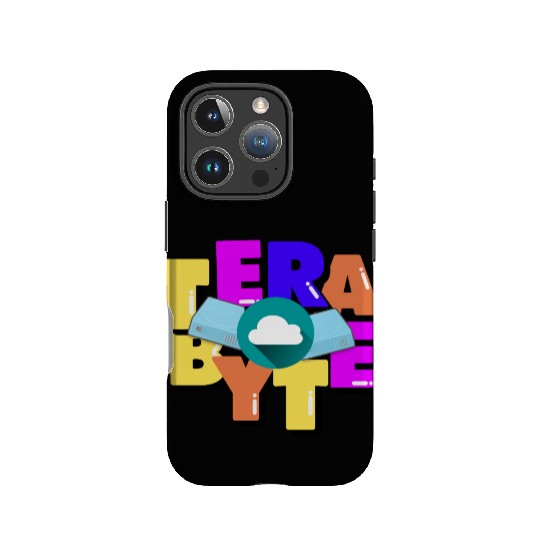 Terabyte Digital Data Storage Size IPhone Cases