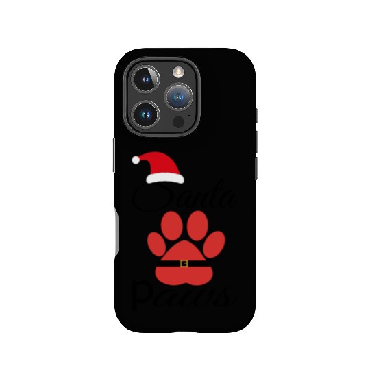 Santa Paws IPhone Cases, Christmas for Pet lover santa