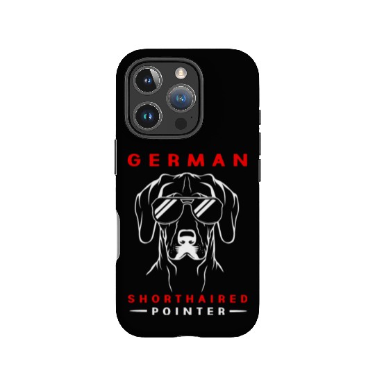 Dog With Sunglasses German Shorthaired Pointer Dog IPhone Cases