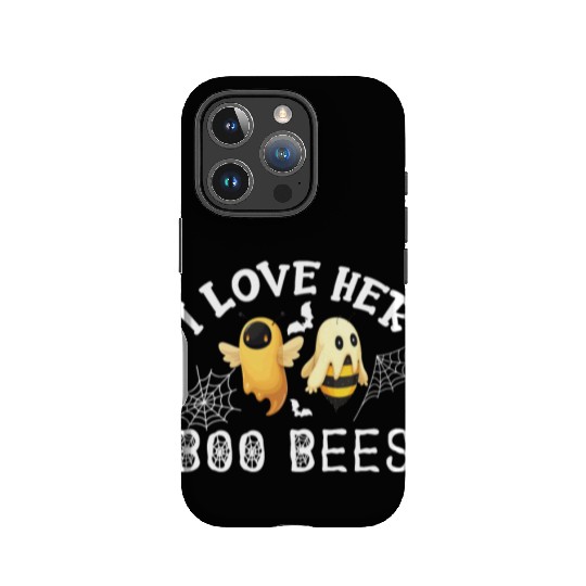 I Love Her Boo Bees IPhone Cases Funny Couples Halloween Co