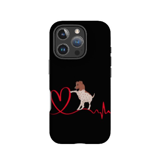 Dog Heartbeat I Love My German Shorthaired Pointer IPhone Cases
