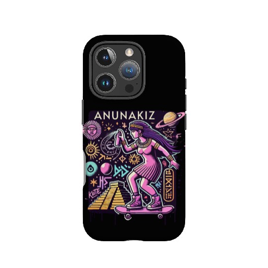 Anunakiz Ancient Cosmic Anunnaki Graffiti Skater IPhone Cases