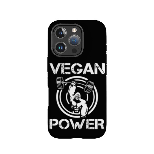 Monkey Chimpanzee Vegan Power Gorilla IPhone Cases