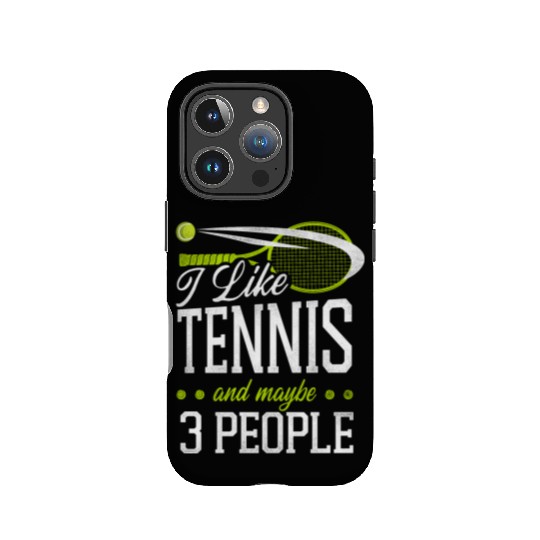 Funny Tennis Player Racket I Like IPhone Cases