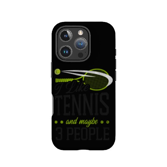 Funny Tennis Player Racket I Like IPhone Cases