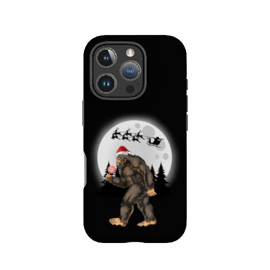 Bigfoot Believe Christmas Tree Sasquatch Santa IPhone Cases