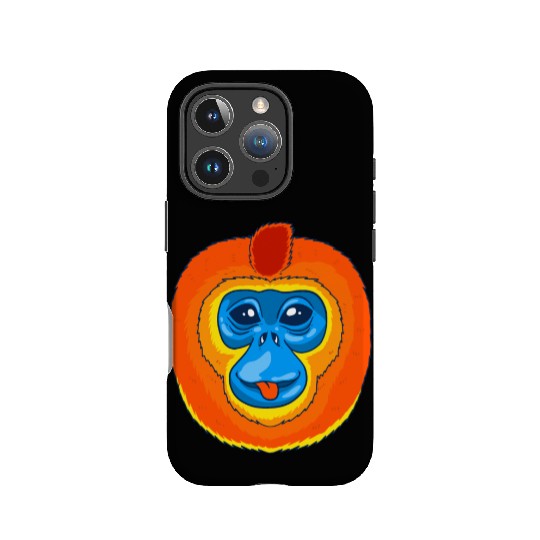 Cute Golden Snub Nosed Monkey Face IPhone Cases