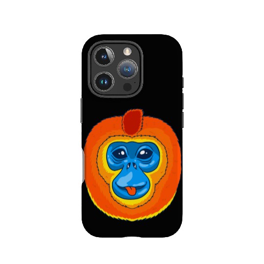 Cute Golden Snub Nosed Monkey Face IPhone Cases