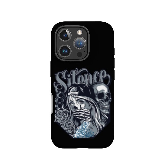 silence Chicano Vintage Design IPhone Cases
