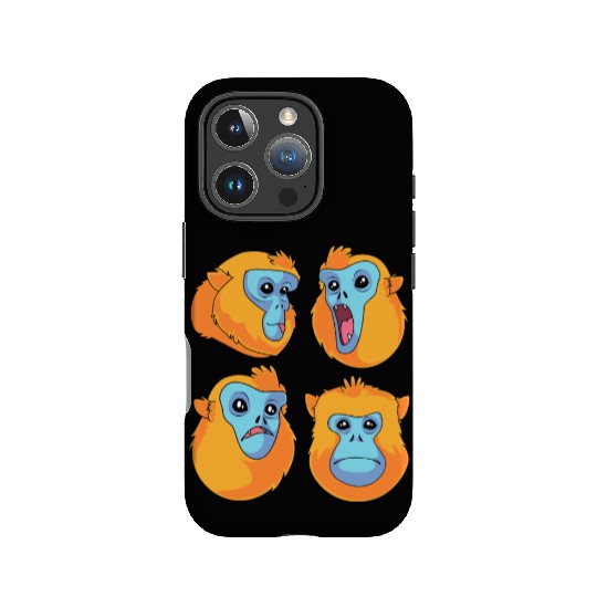 Funny Monkey Faces Golden Snub Nosed Monkey Lover IPhone Cases