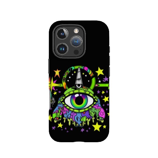 Crazy Psychedelic Pop Punk Monster IPhone Cases