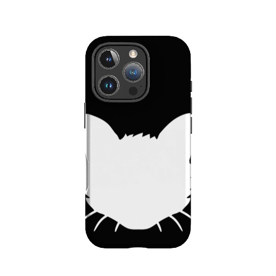 Cat Face Silhouette Kitten Head Outline Outline IPhone Cases