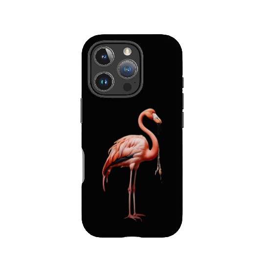 Elegant Flamingo in Vibrant Pink IPhone Cases