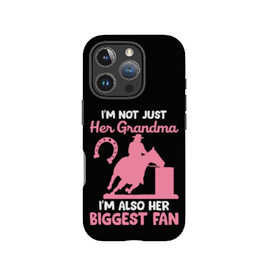 Barrel Racer Barrel Racing Rodeo Horse Grandma Big IPhone Cases