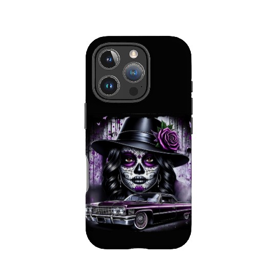 lowrider catrina Sugar skull IPhone Cases