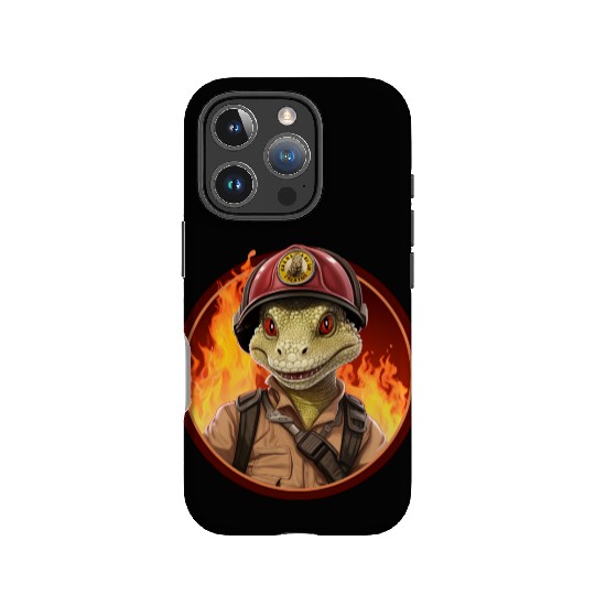 Lizard Firefighter IPhone Cases
