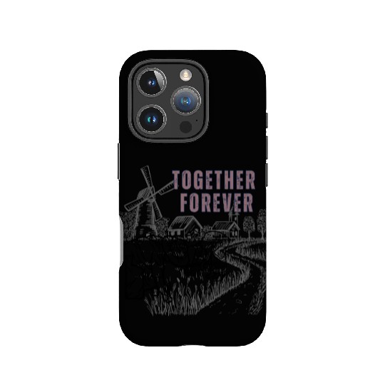 Together forever - till death do us part IPhone Cases