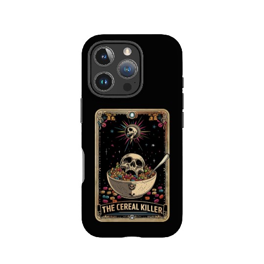 Cereal Killer Tarot Card Horror Movies True Crime IPhone Cases