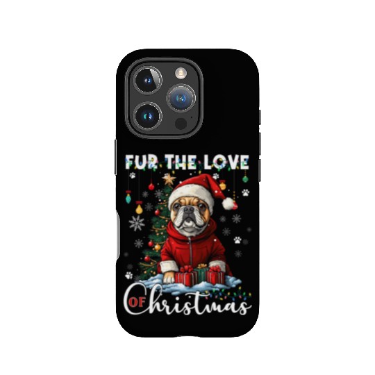 French Bulldog Christmas Tree Decoration Dog Lover IPhone Cases