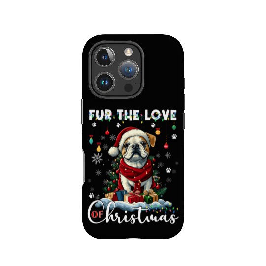 French Bulldog Christmas Tree Decoration Dog Lover IPhone Cases