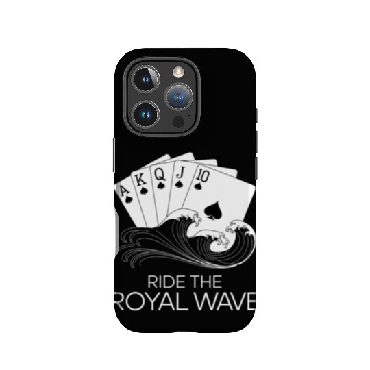Texas Hold'em Ride The Royal Wave Poker Apparel IPhone Cases