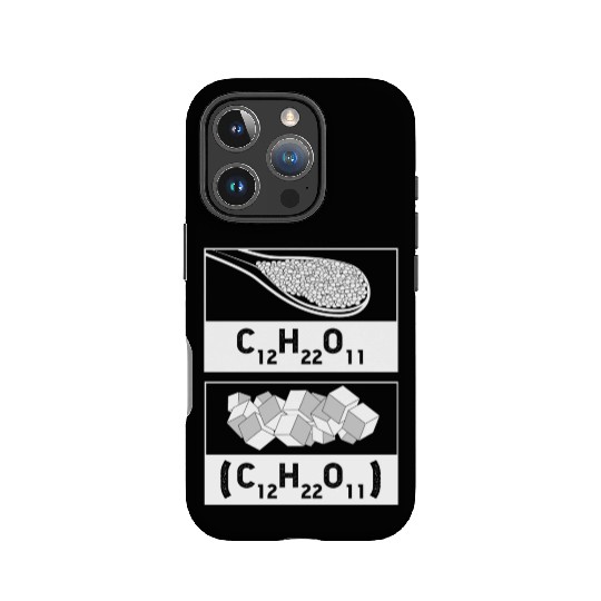 Sucrose Molecule Periodic Table Organic Chemistry IPhone Cases