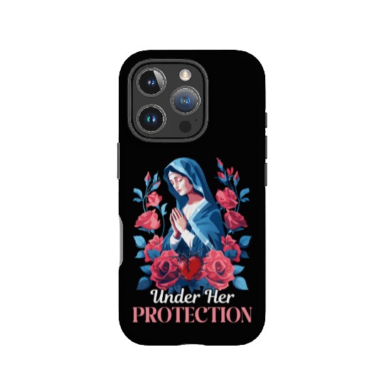Virgin Mary Under Her Protection IPhone Cases