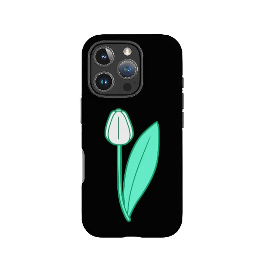 White Tulip Beautiful Flower Pretty Spring Summer IPhone Cases