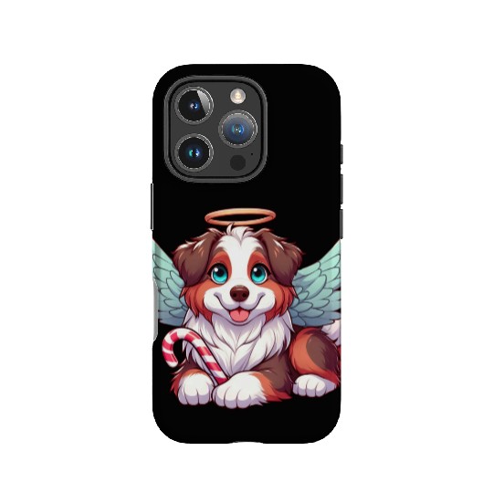 Cute Christmas Dog Australian Shepherd IPhone Cases