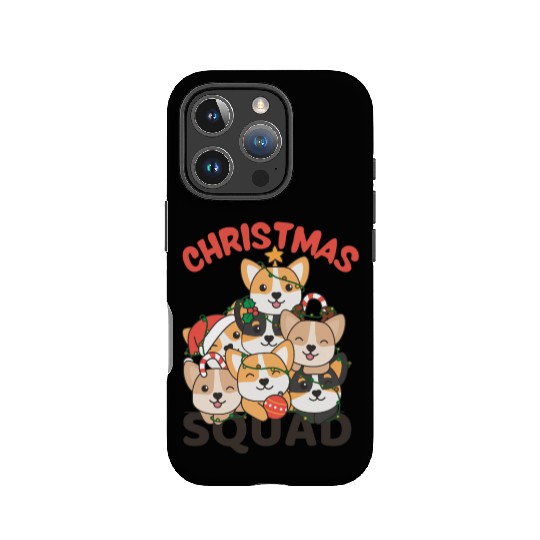 Corgi Christmas Tree Christmas Squad Dogs IPhone Cases