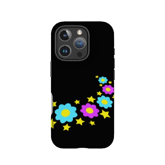 Many Pretty Daisy Flowers Decorative Stars Design IPhone Cases