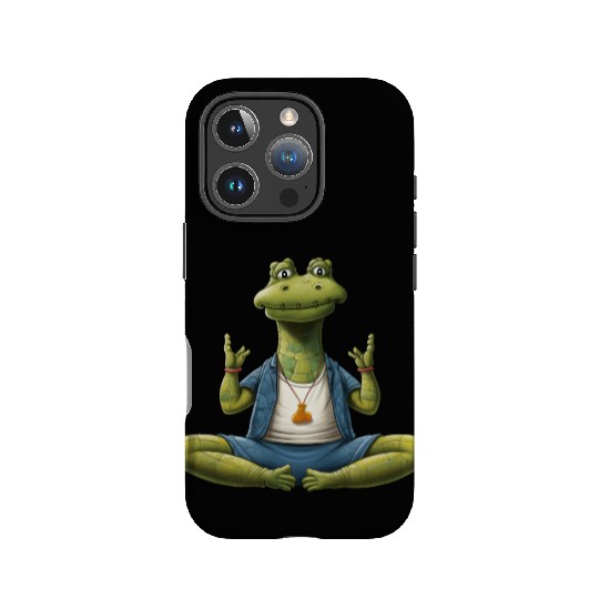 Crocodile Yoga / Yogi Crocodile IPhone Cases