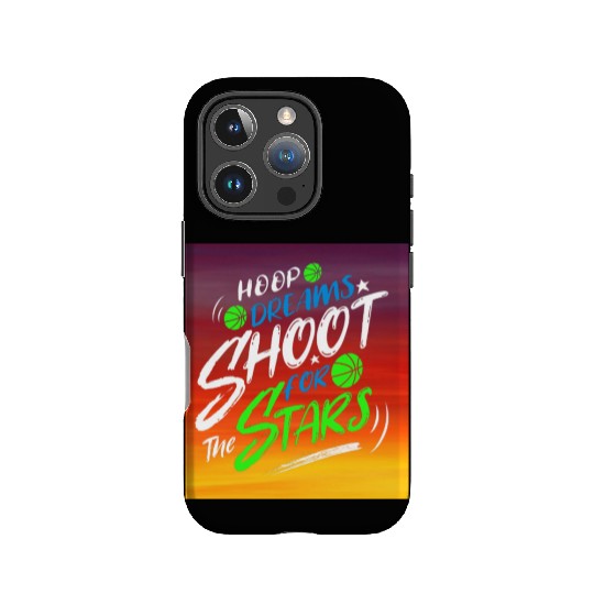 Hoop Dreams - Shoot for the Stars Basketbal IPhone Cases