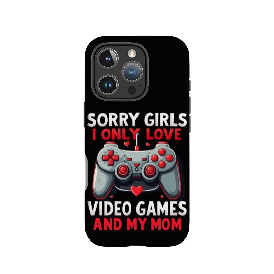 Valentines Day Boys kids Mom Son Video Games Gamer IPhone Cases