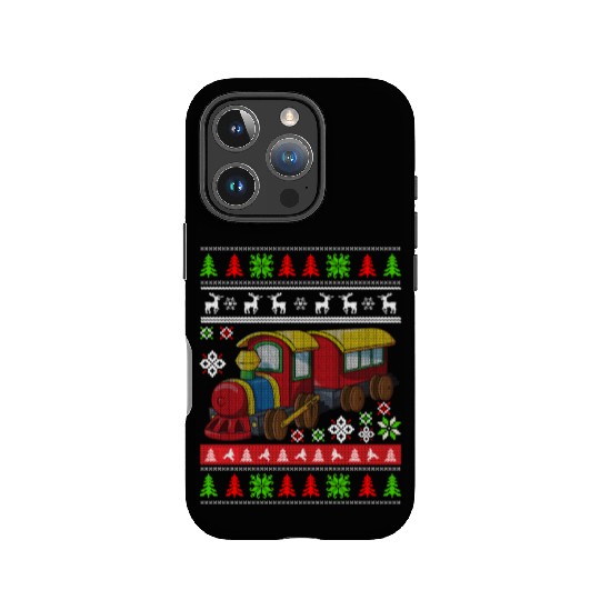 Christmas Kids Train IPhone Cases