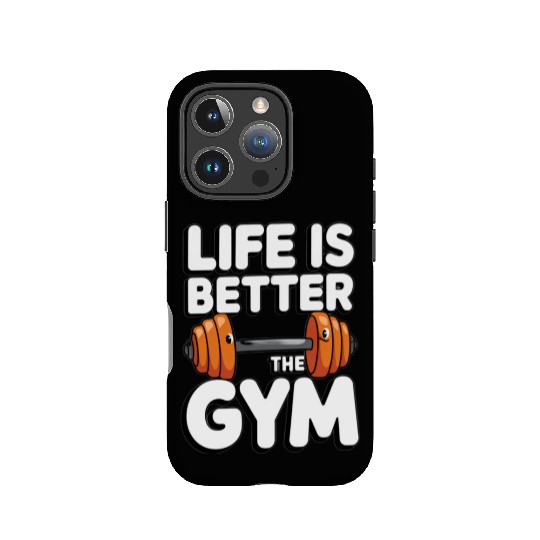 Life is better at the gym 1 IPhone Cases