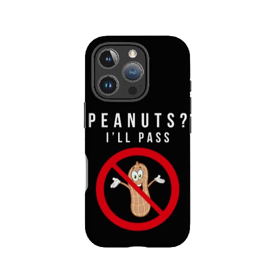 No Peanuts Allowed IPhone Cases