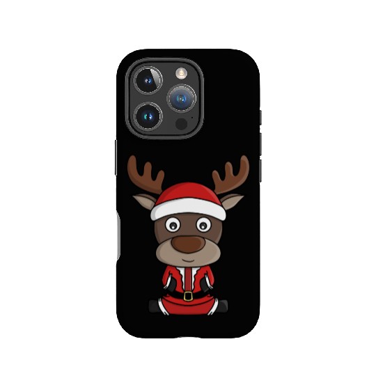 Adorable baby reindeer IPhone Cases