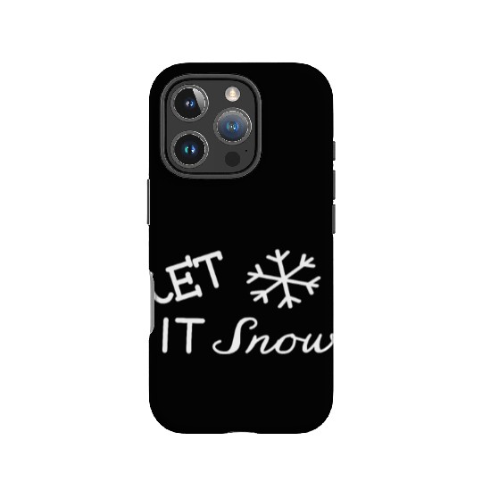 Let it Snow Cool Ice Frost Christmas Snow flake IPhone Cases