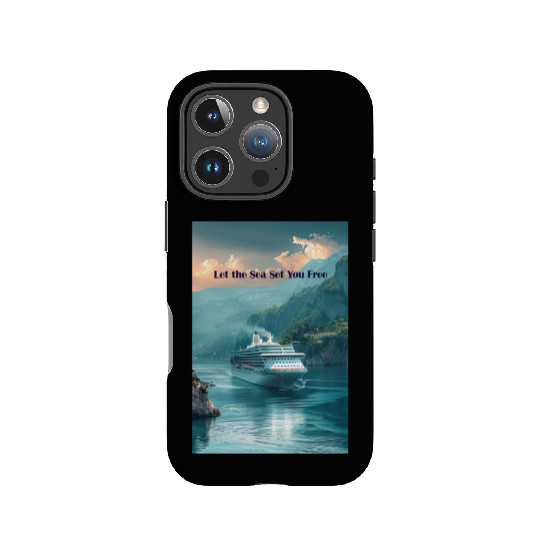cruise ship Let the Sea set you free IPhone Cases