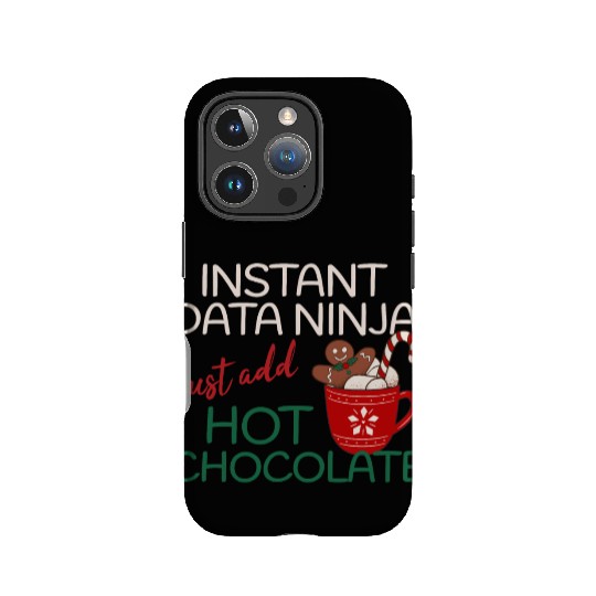 Data Ninja xmas hot Chocolate Christmas IPhone Cases