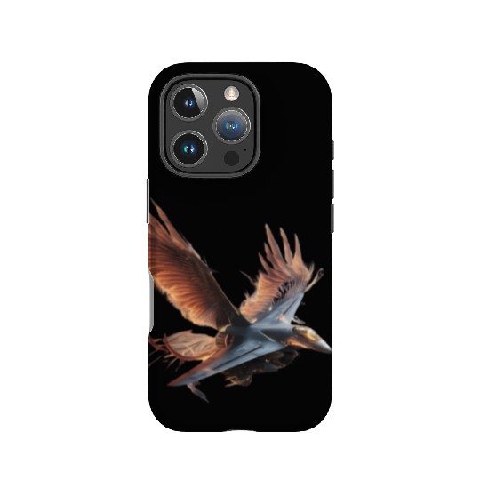 Sky Fighter with Phoenix Wings" IPhone Cases