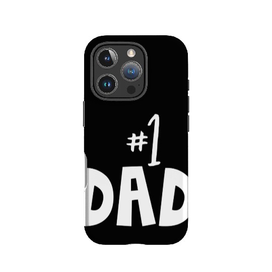 Father Number 1 Daddy Dad Papa Fathers Day IPhone Cases
